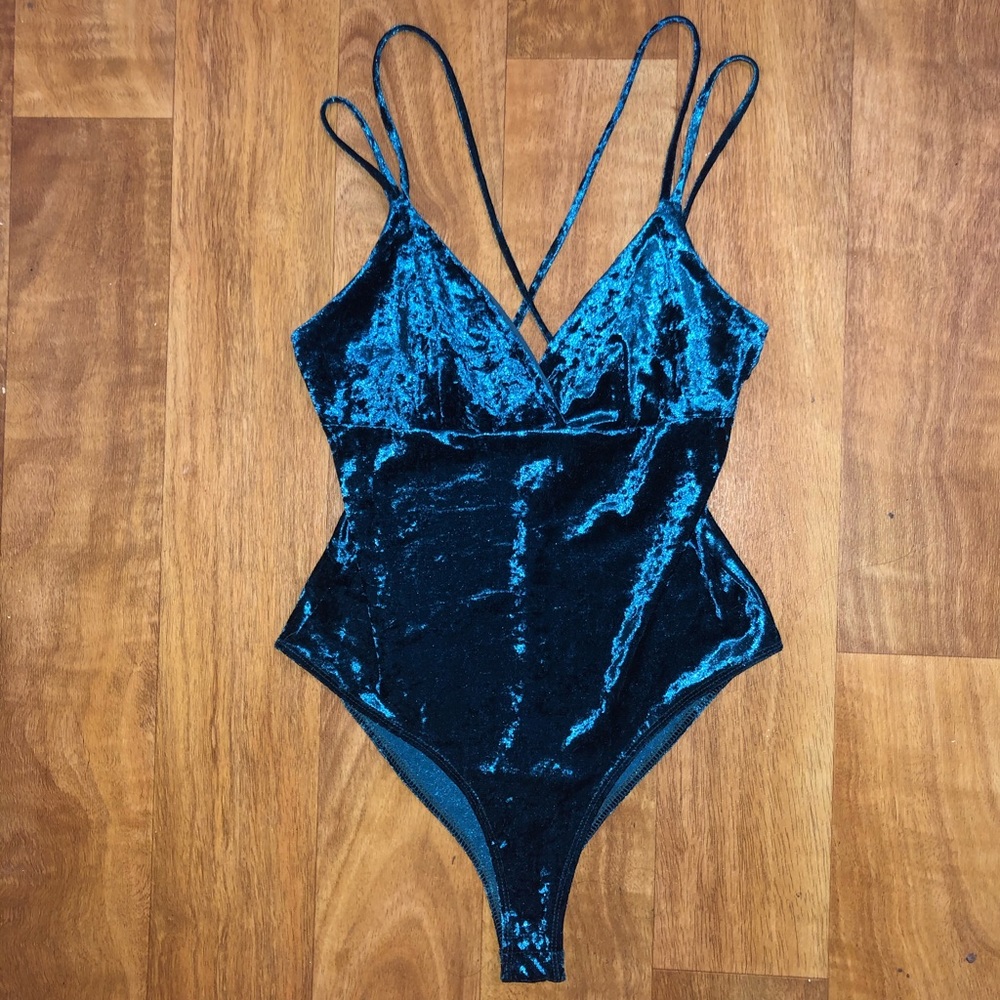 Teal bodysuit